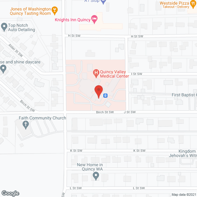 Quincy Valley Convalescent Ctr in google map