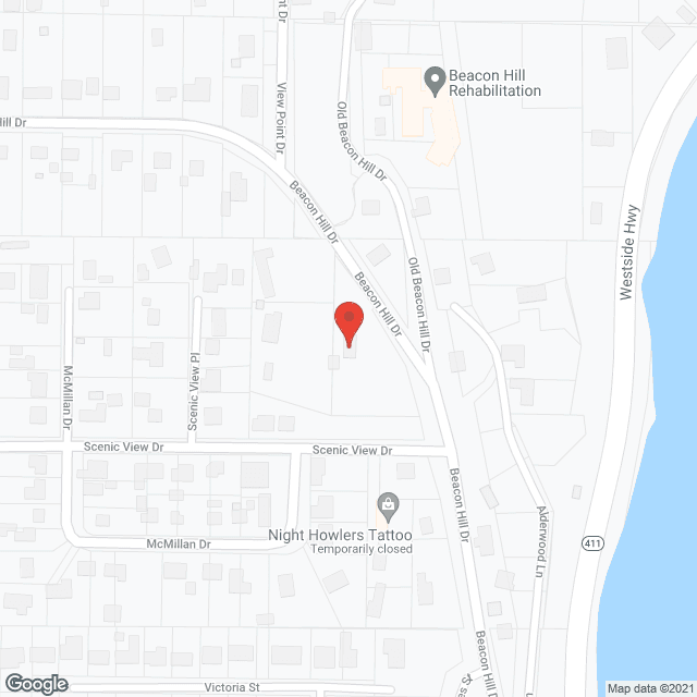 Northwest Continuum Care Center in google map
