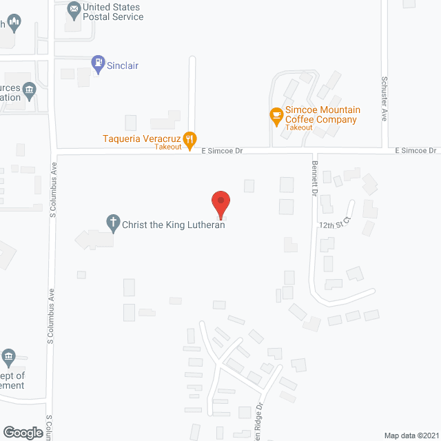 Mt Adams Care Ctr in google map