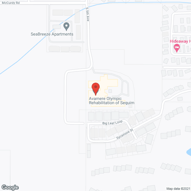 Olympic Rehabilitation of Sequim in google map