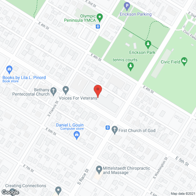 Port Angeles Care Ctr in google map