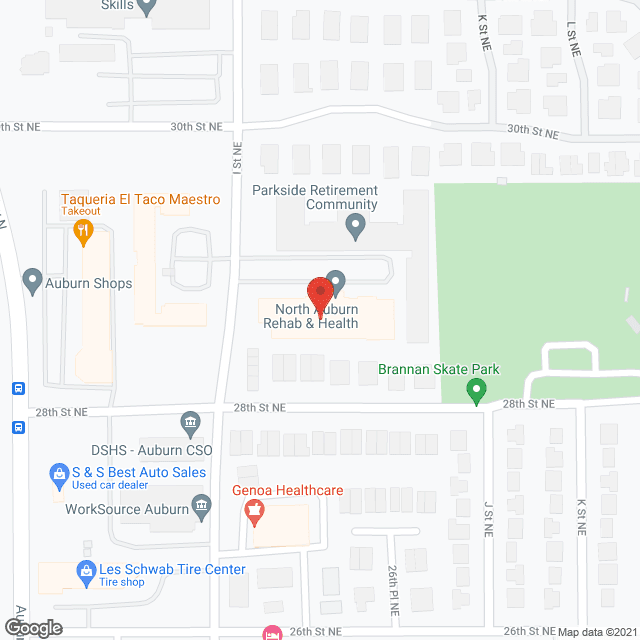 North Auburn Rehabilitation in google map