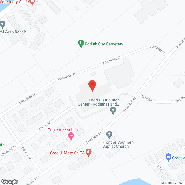 Providence Kodiak Island Medical Center in google map
