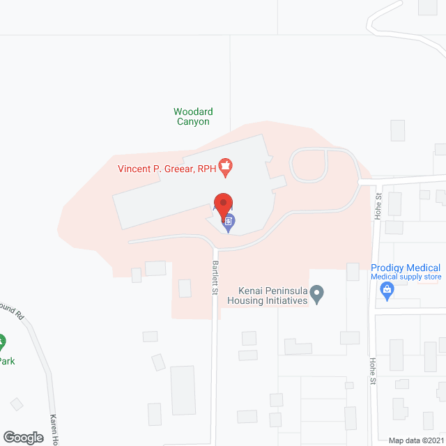 South Peninsula Hospital in google map