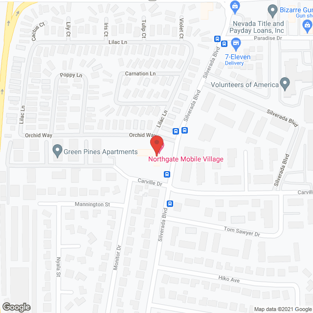 Northgate Mobile Village in google map