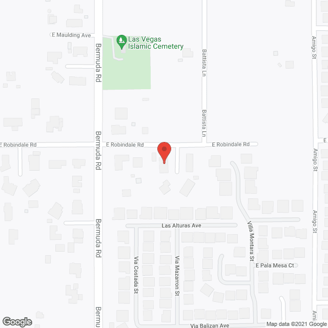 Robindale Residential Group home with dementia endorsement in google map