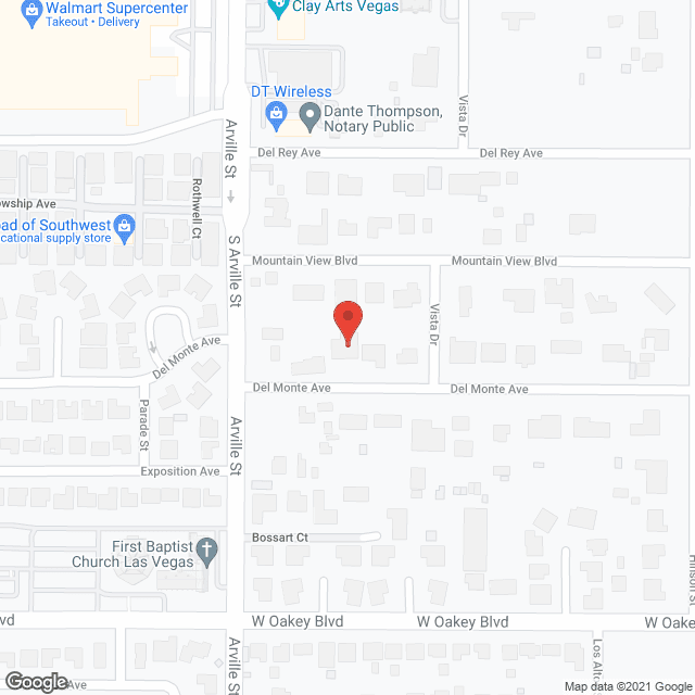 Meadows Home in google map