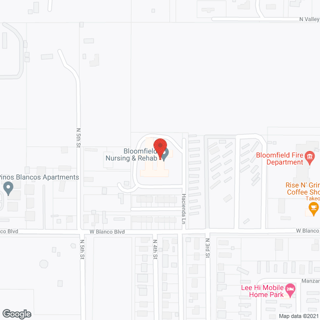 Bloomfield Nursing and Rehab in google map