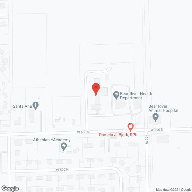 Bear River Valley Care Ctr in google map