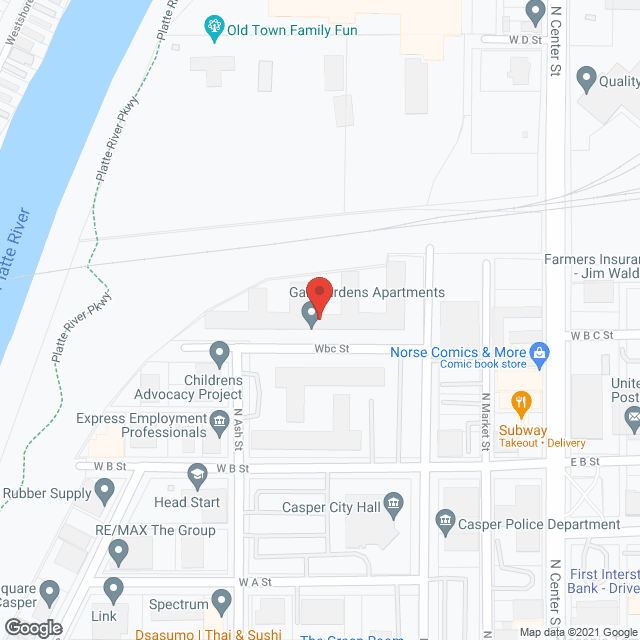 Laurel Gardens Apartments in google map