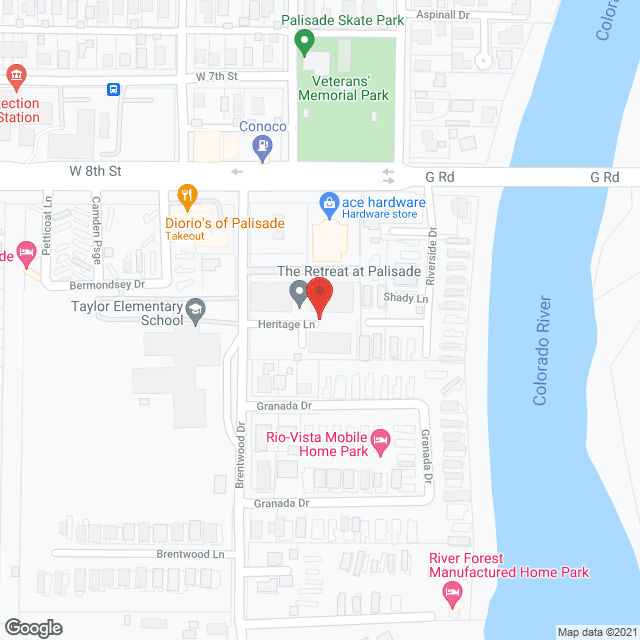 Heritage Apartments in google map
