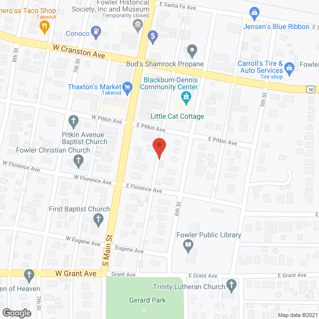 Fowler Health Care Ctr in google map