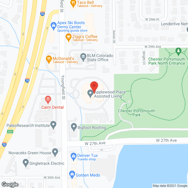 Applewood in google map
