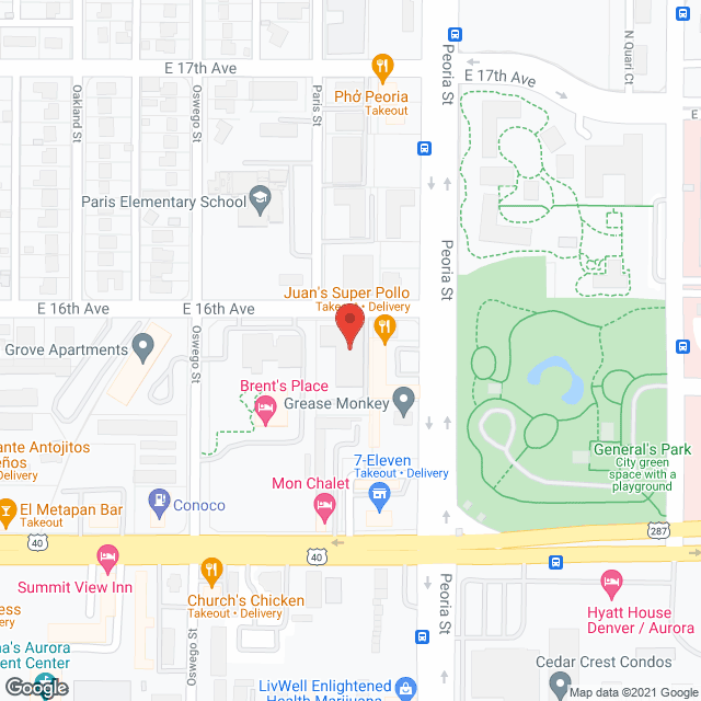 Tiara Apartments in google map