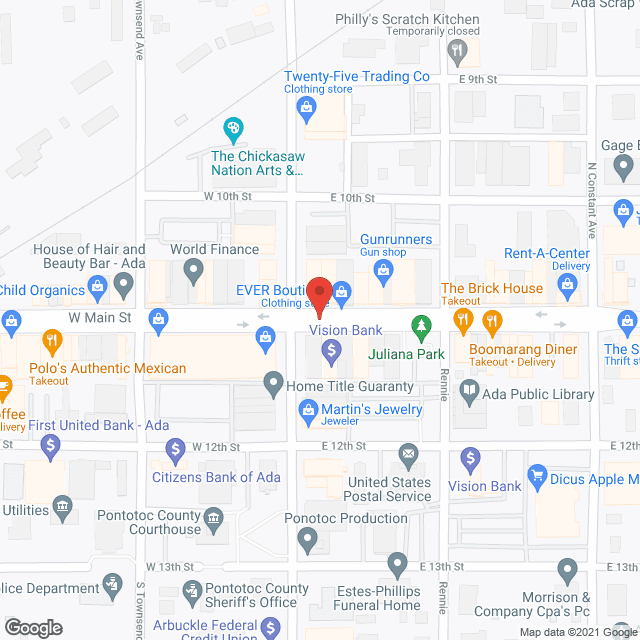 Mc Call's Chapel in google map