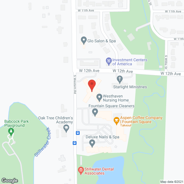 Westhaven Nursing Home in google map
