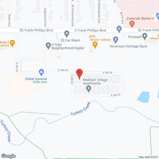 Madison Village Apartments in google map