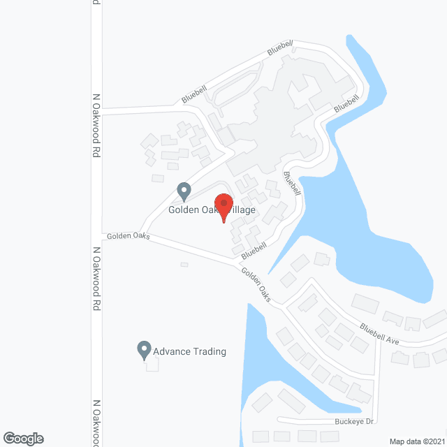 Golden Oaks Village in google map