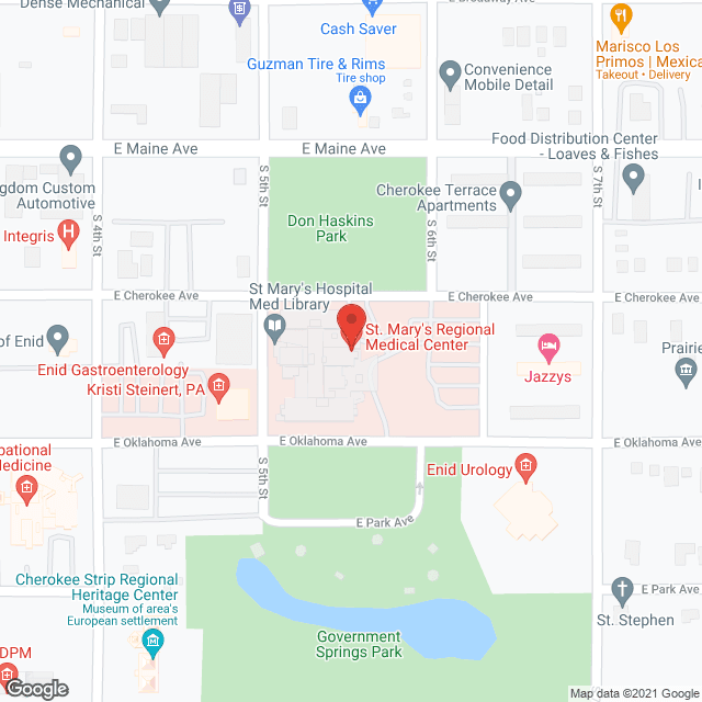 St Mary's Mercy Hospital in google map
