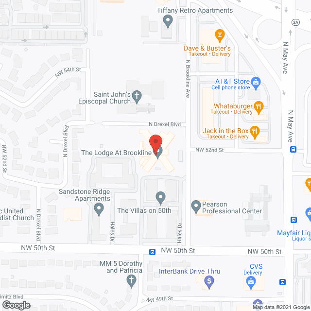 Manor Care Health Svc in google map