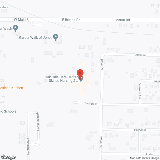 Oak Hill Living Ctr in google map
