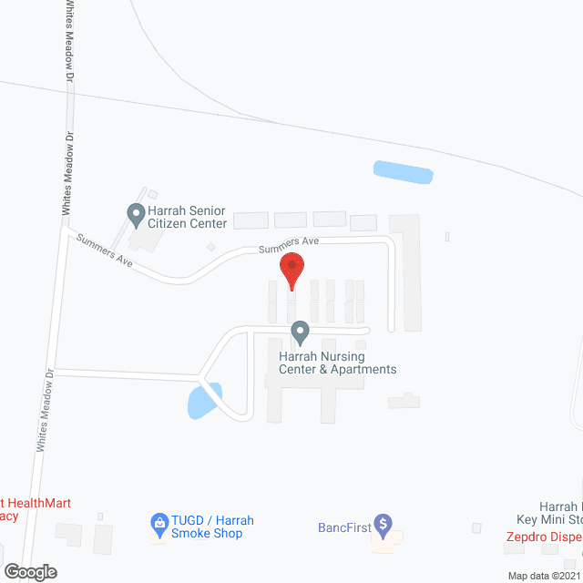 Harrah Nursing Ctr & Apts in google map