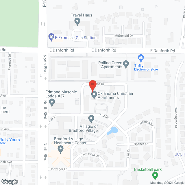 Oklahoma Christian Apartments in google map