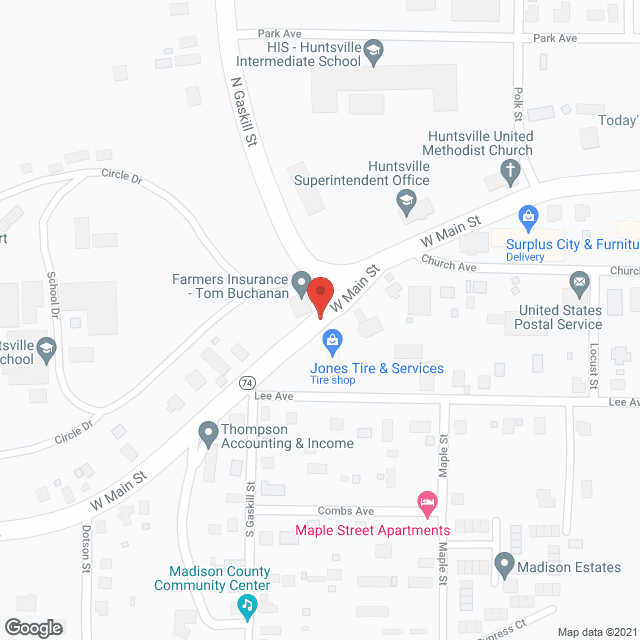 Meadowview Healthcare & Rehab in google map