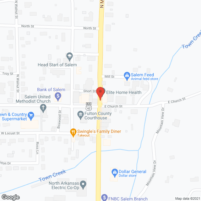 Fulton County Nursing Ctr in google map