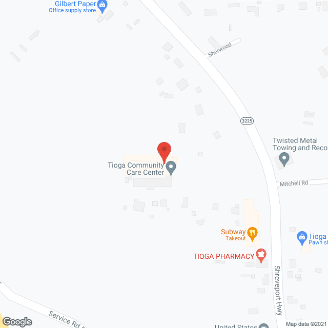 Tioga Manor Nursing Ctr in google map