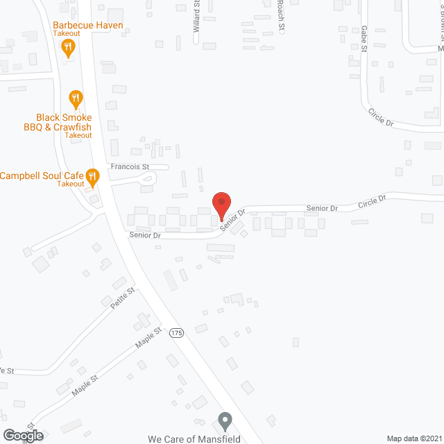 Mansfield Seniors Apartments in google map