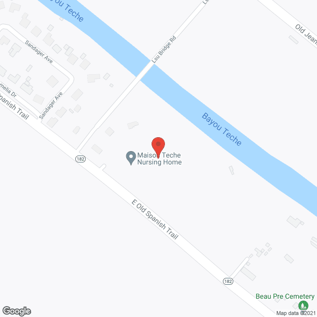 Maison Teche Nursing Ctr in google map