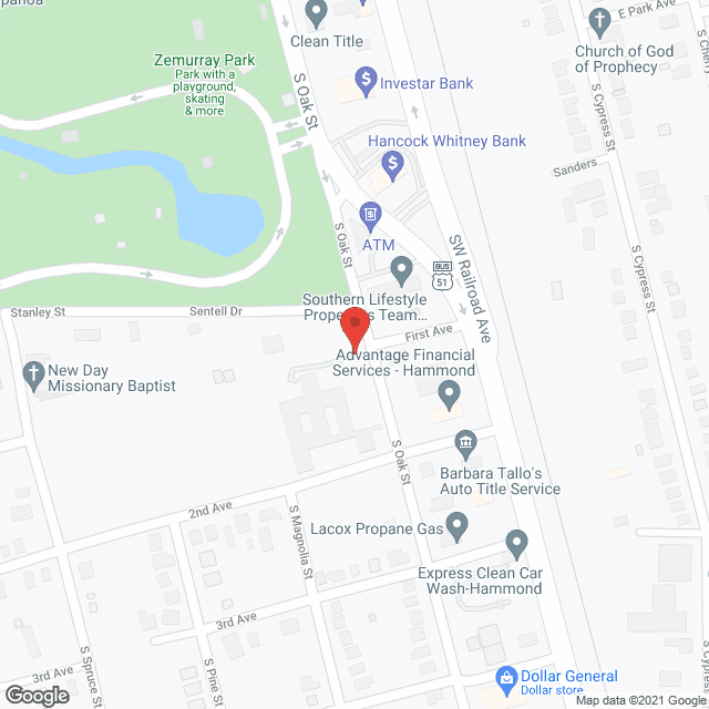 Heritage Manor of Hammond in google map