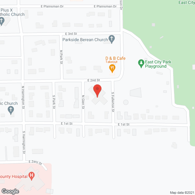Ainsworth Care Ctr in google map