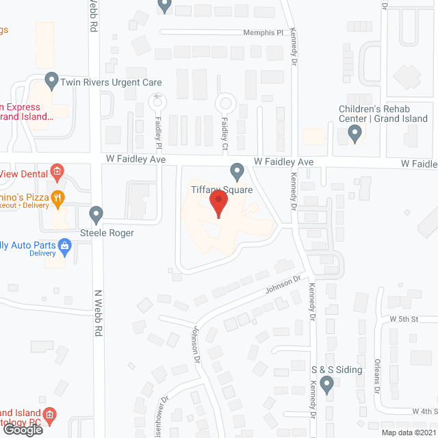 Tiffany Square in google map