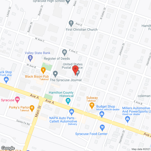 Hamilton Cnty Hosp-Extndd Cr in google map