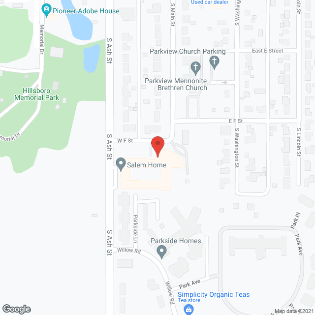 Hillsboro Community Medical in google map