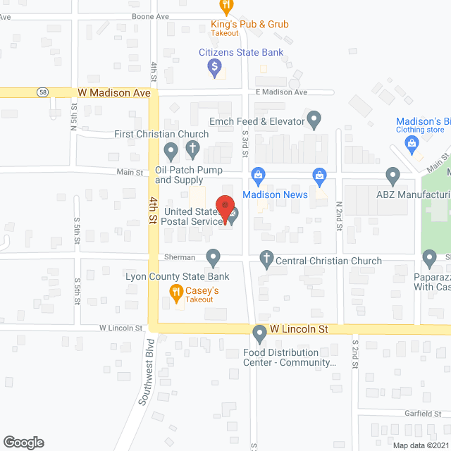 Madison Manor Inc in google map