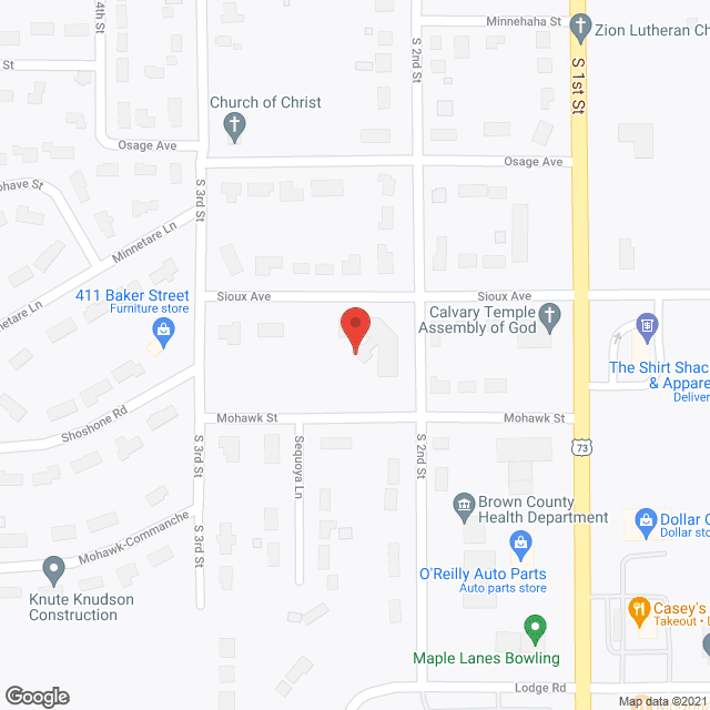 Oak Ridge Acres in google map