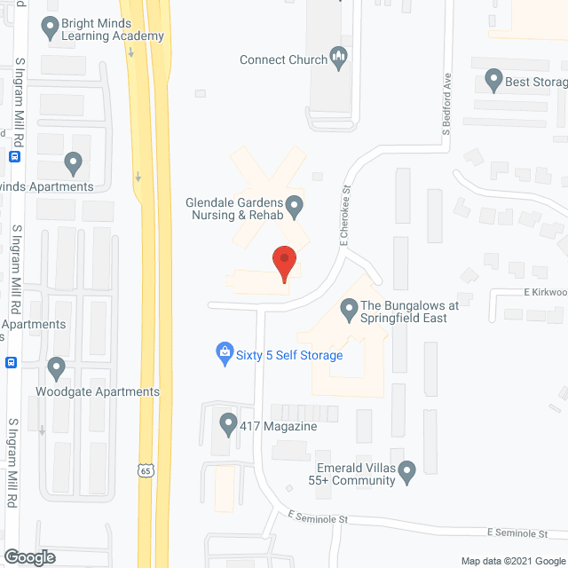 Bedford Park Retirement Apts in google map