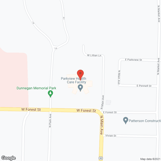 Parkview Health Care Facility in google map
