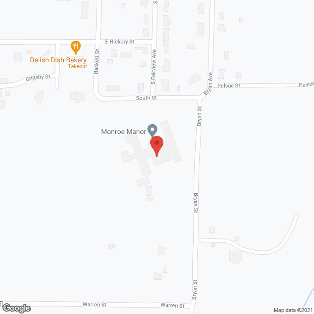 Monroe Manor in google map