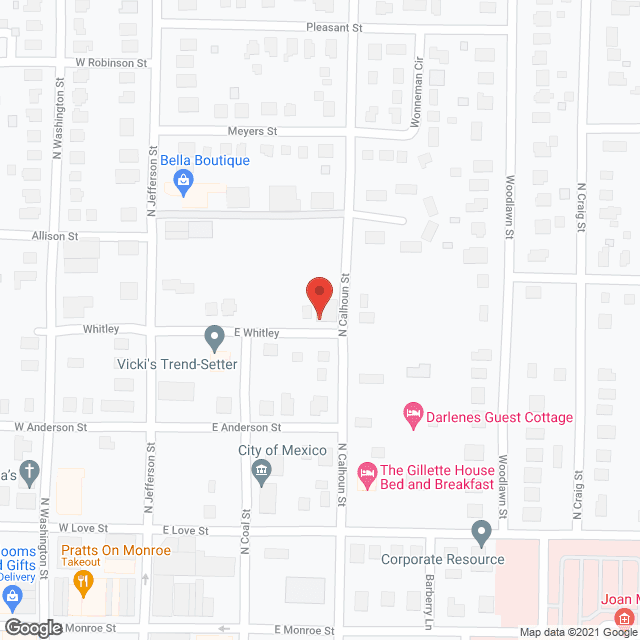 Towne House in google map