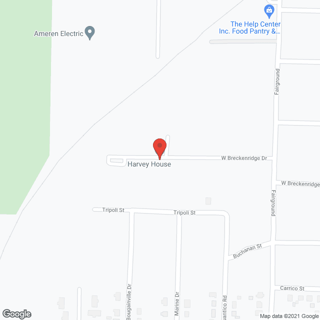 Harvey House in google map