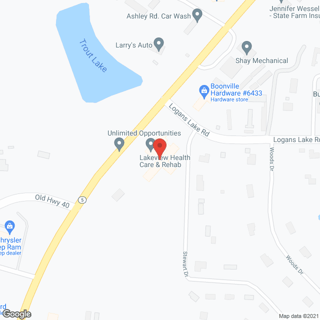 Lakeview Health Care in google map