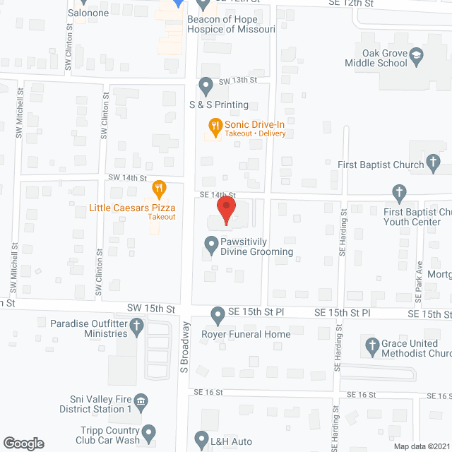 Oak Grove Manor Apartments in google map