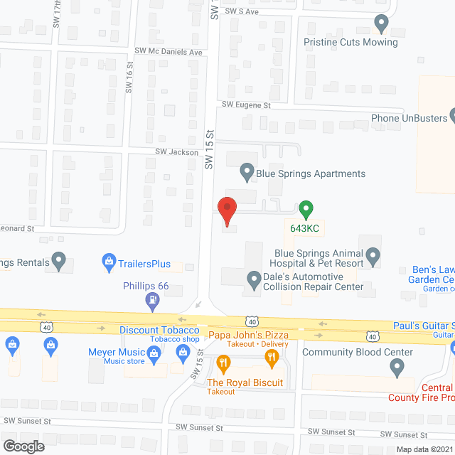 Hearthstone Adult Daycare in google map