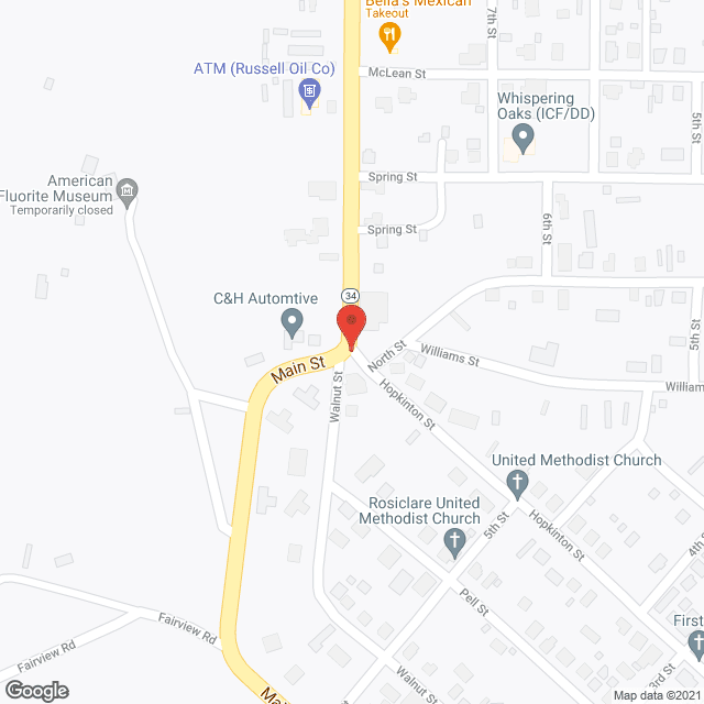 Rosiclare Health Care Ctr in google map