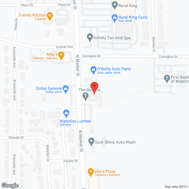 Canterbury Manor Nursing Ctr in google map