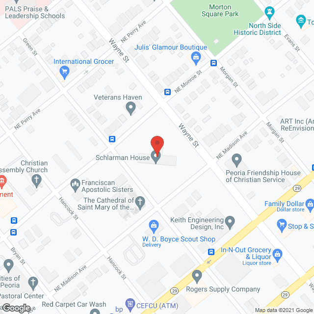 Schlarman House in google map